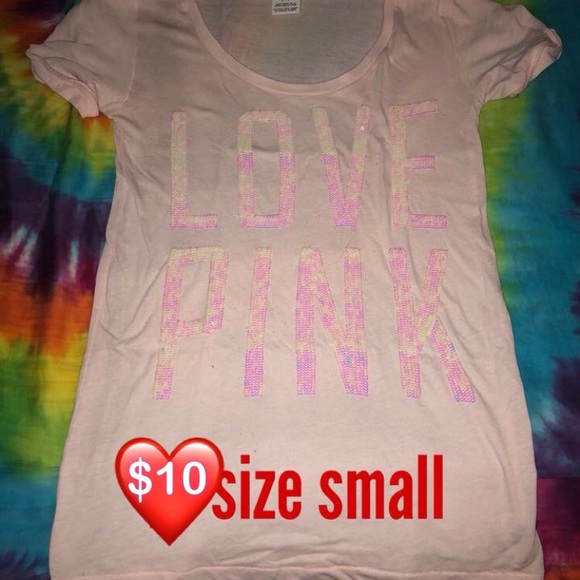 Like New PINK VS Tee - Picture 1 of 1